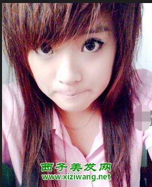 中长碎发扎什么发型图片