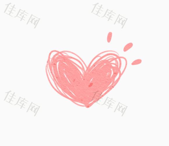 卡通手绘爱心