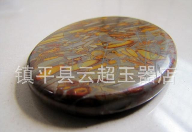 天然五彩石女娲石保健按摩正头虎形枕