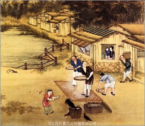 二十四节气古画艺术作品