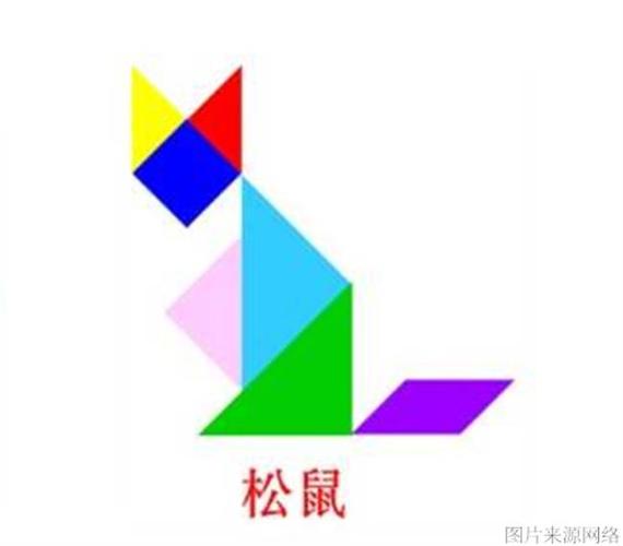 七巧板图片(30种七巧板动物拼图)