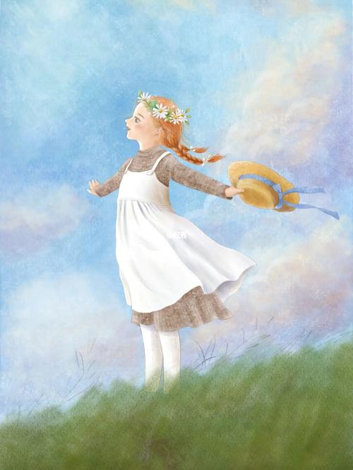 绿山墙的安妮_绿山墙怎么样_成都攻略_夕阳_绘画_插画