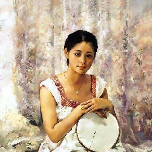 其中,潘鸿海以周迅为模特创作的一幅肖像画《阳光下的少女》在2011年