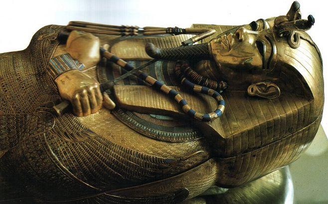 图坦卡蒙的黄金人形棺材