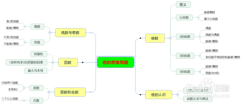 倍的思维导图怎么画