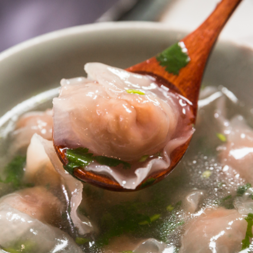 【顿顿有肉】原味/海虾/干贝肉燕纯手工制作温州传统美食 500g 冷冻