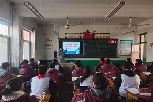 桓台县新城中学开展"冬季防溺水 防滑冰安全主题教育"活动