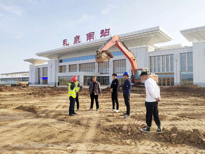 银西高铁礼泉南站站前广场及站前大道工程项目(一期)如期完工.