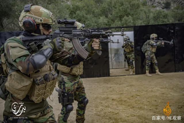 鸟枪换炮塔利班晒特种部队训练照妥妥欧美范儿连mp5都有