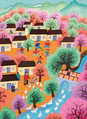 【头条报道】"中国精神中国梦"全国农民画创作展(山东青州展)作品选登