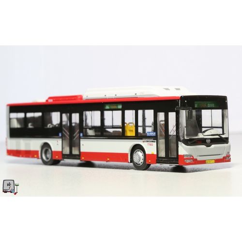 【看清尺寸再拍】1:87 黄海dd6129s05巴士北京公交客车模型 【看
