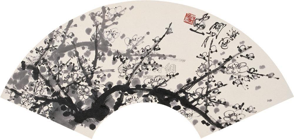 关山月 梅花图欣赏