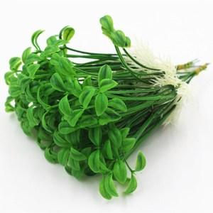 绿植餐桌客厅假花塑料花仿真小盆栽插花豆芽草装饰植物迷你摆件