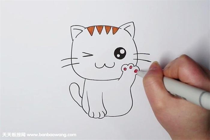 小猫咪简笔画