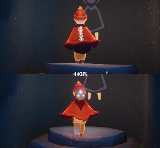 【光遇】复刻红绒斗篷0422_光遇_斗篷_sky光遇_游戏