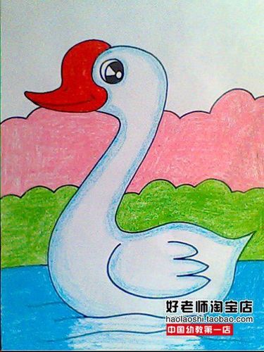 大白鹅简笔画360图片