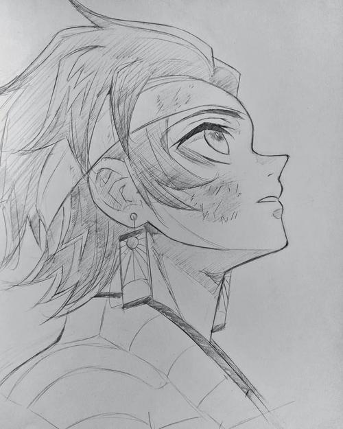 二次元动漫人物铅笔线稿合集