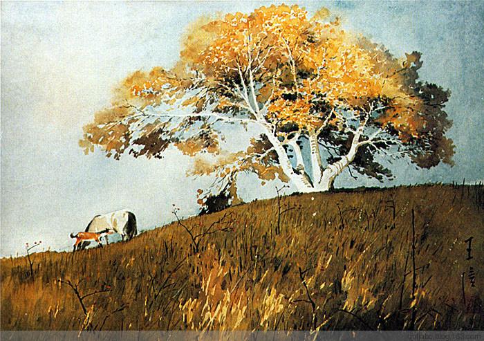王信水彩风景画作品