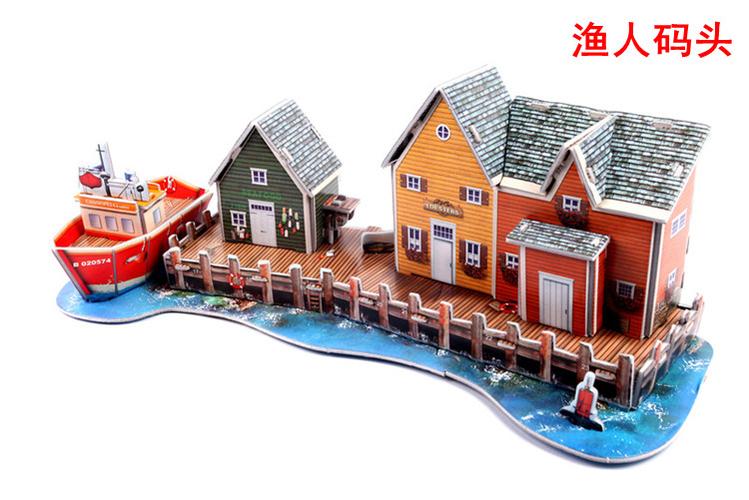 厂家直销3d立体拼图 地摊展览会热卖di