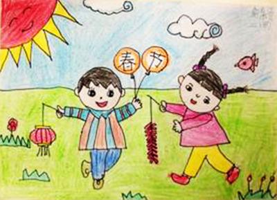 二年级春节主题绘画二年级春节主题手抄报图片二年级春节主题绘画