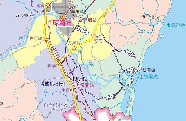 不以县市命名,不以a镇命名,却以b镇命名,今天要说的海南省琼海市的