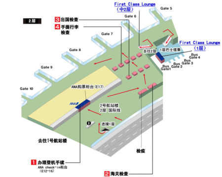 沈阳桃仙机场 机场内部地图