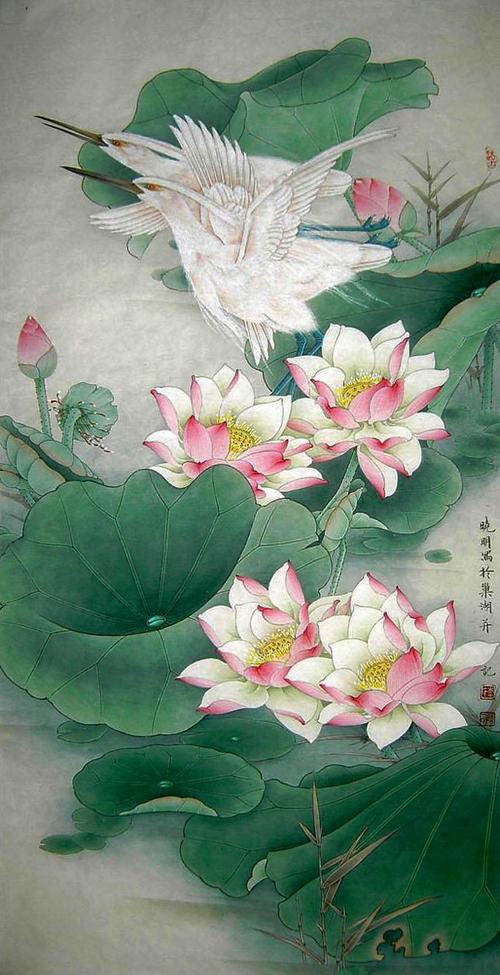 工笔花鸟画家李晓明