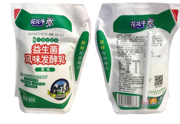 【每日更新】花花牛益生菌草莓味酸牛奶 180g 12包早餐奶包邮