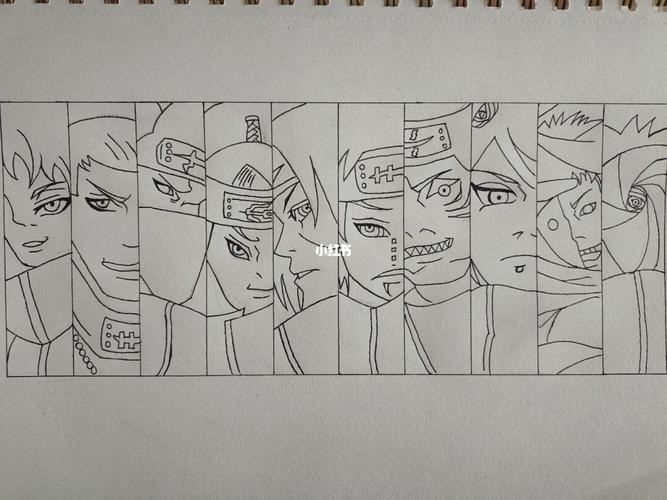 简笔画  临摹(火影)_简笔画_火影_临摹_上色_马克笔_文化_绘画