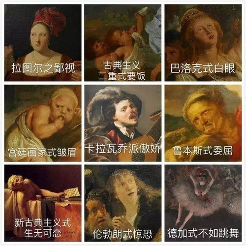 听说最近流行了一个新的画派, 此画派起源于欧洲, 叫做表情包画派