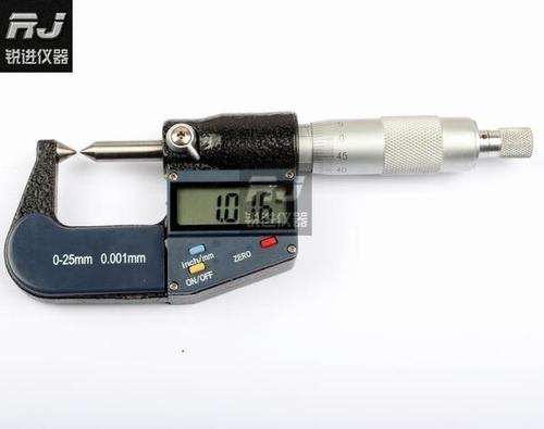 001mm 精度 25mm 0 尖头千分尺 数显壁厚千分尺