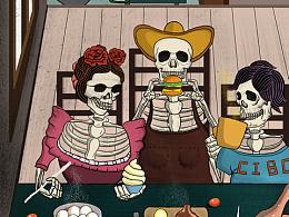 羡慕不长胖的骷髅宝宝