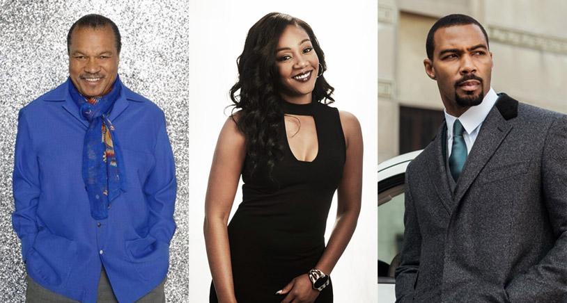 (bprw) billy dee williams, tiffany haddish and omari hardwick