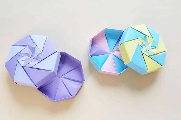 3分钟教你折八角礼盒,简单实用,送小礼物又有新盒子了