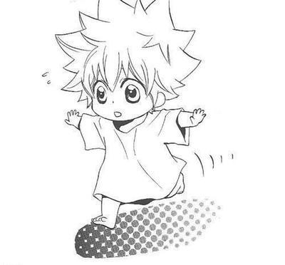 铅笔画可爱男生头像