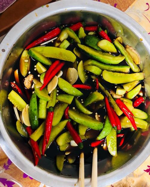蕊蕊蛋糕铺做的腌黄瓜