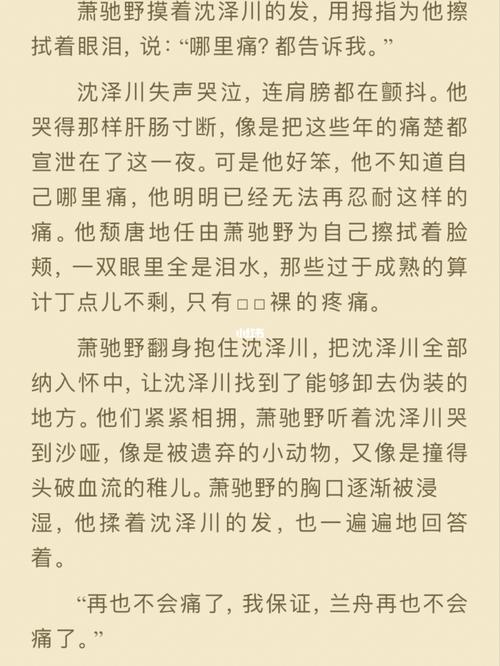 将进酒萧驰野沈泽川