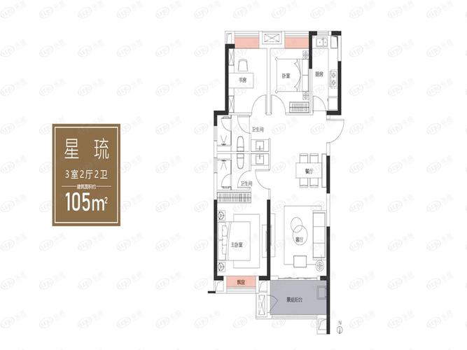 东湖高新绿地光谷星河绘价格确定 户型面积97~143㎡