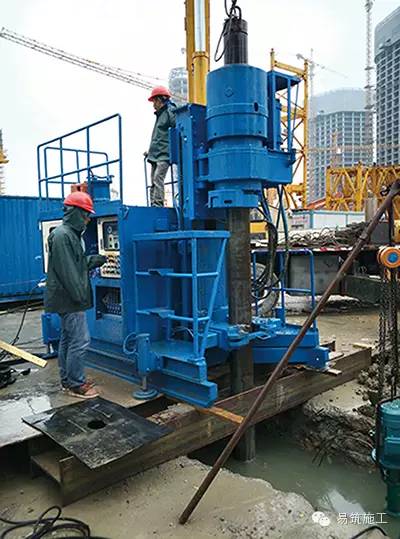 苏州中南中心(国内在建最高建筑,高729m)50m深rjp工法桩用作地下连续