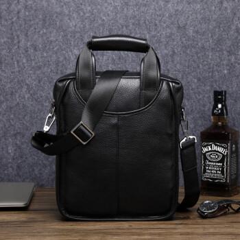 mcrvm意大利奢侈品牌男包头层牛皮单肩包商务公文包男士包手提包竖款