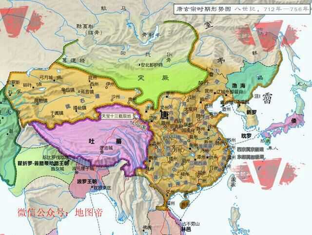 唐朝地图
