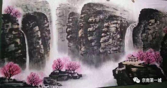 任丘花鸟画家郑春秋踏进赵长锁老师的工作室