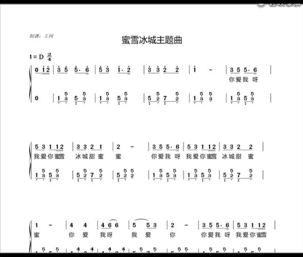 蜜雪冰城主题曲_蜜雪冰城怎么样_简谱_娱乐_音乐_音乐
