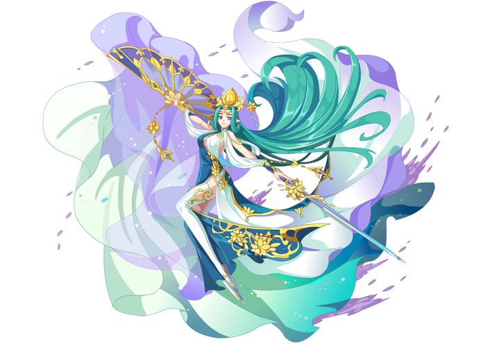 奥奇传说莲华剑舞虞姬高清大图 莲华剑舞虞姬图片