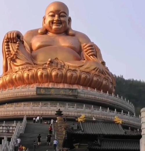 露天弥勒大佛售票处-"雪窦山露天弥勒大佛,弥勒佛的,.