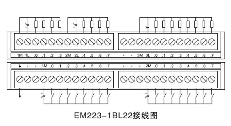 s7-200plc em223 6es7 223-1bl22-0xa8兼容 西门子plc s7-200cn_7折