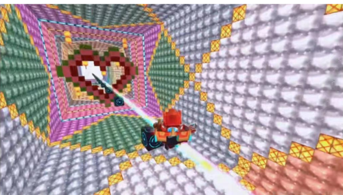 迷你世界的奇幻视觉盛宴,绚烂的多彩霓虹房子,太酷炫了