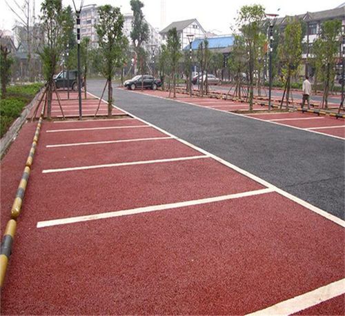 户外停车场透水地坪施工