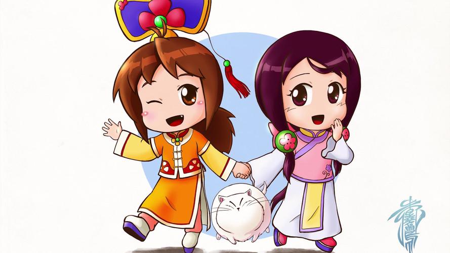 【板绘】甜心格格q版同人