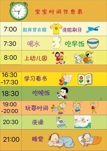 所以孩子的一日生活应该提前与幼儿园生活作息保持一致.